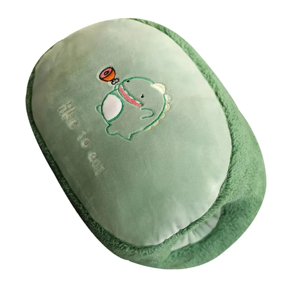 Dinosaur Cartoon Hand Warmer Pillow Soft Warm Cushion for Sofa Bed Desk Car Use Not Easily Deformed Perfect Winter Gift Idea