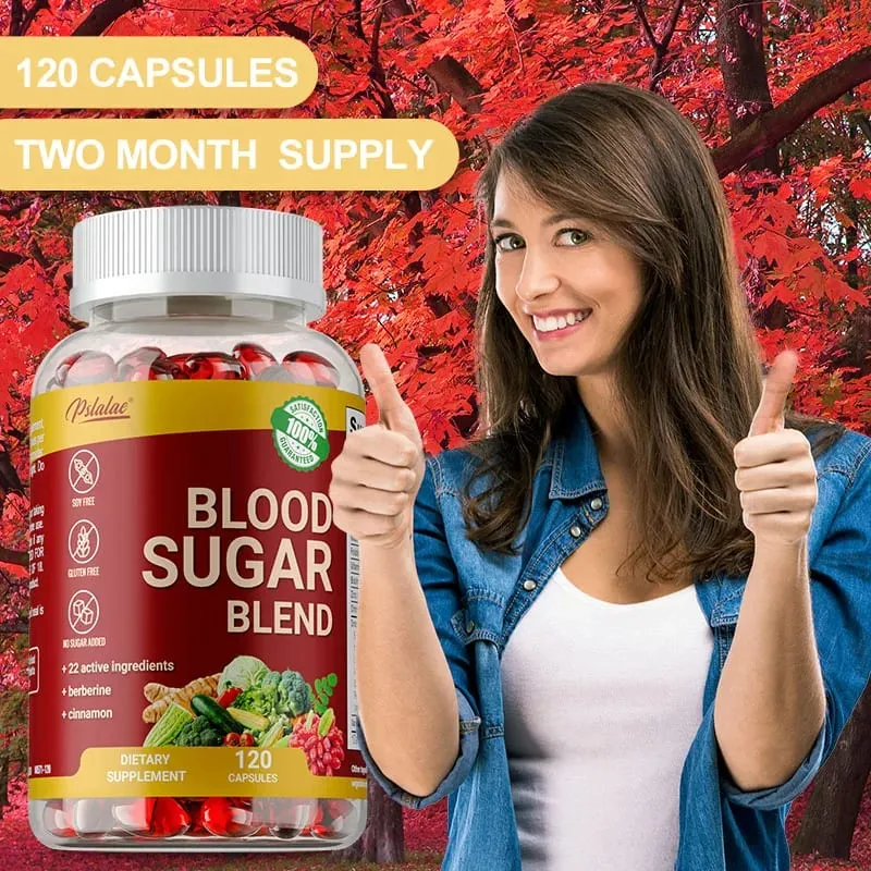 Blood Sugar Blend Capsules - Balanced Blood Sugar Metabolism Improves Hypoglycemia Increases Energy Improves Vitality — image 6