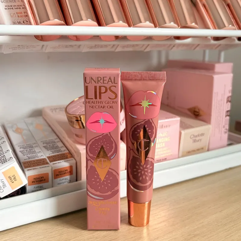Charlotte Tilbury CT Makeup Sets Textmarker Lip Blam 4-Farben-Lidschatten-Palette Lipgloss Lip Blam Set Pillow Talk Langlebig