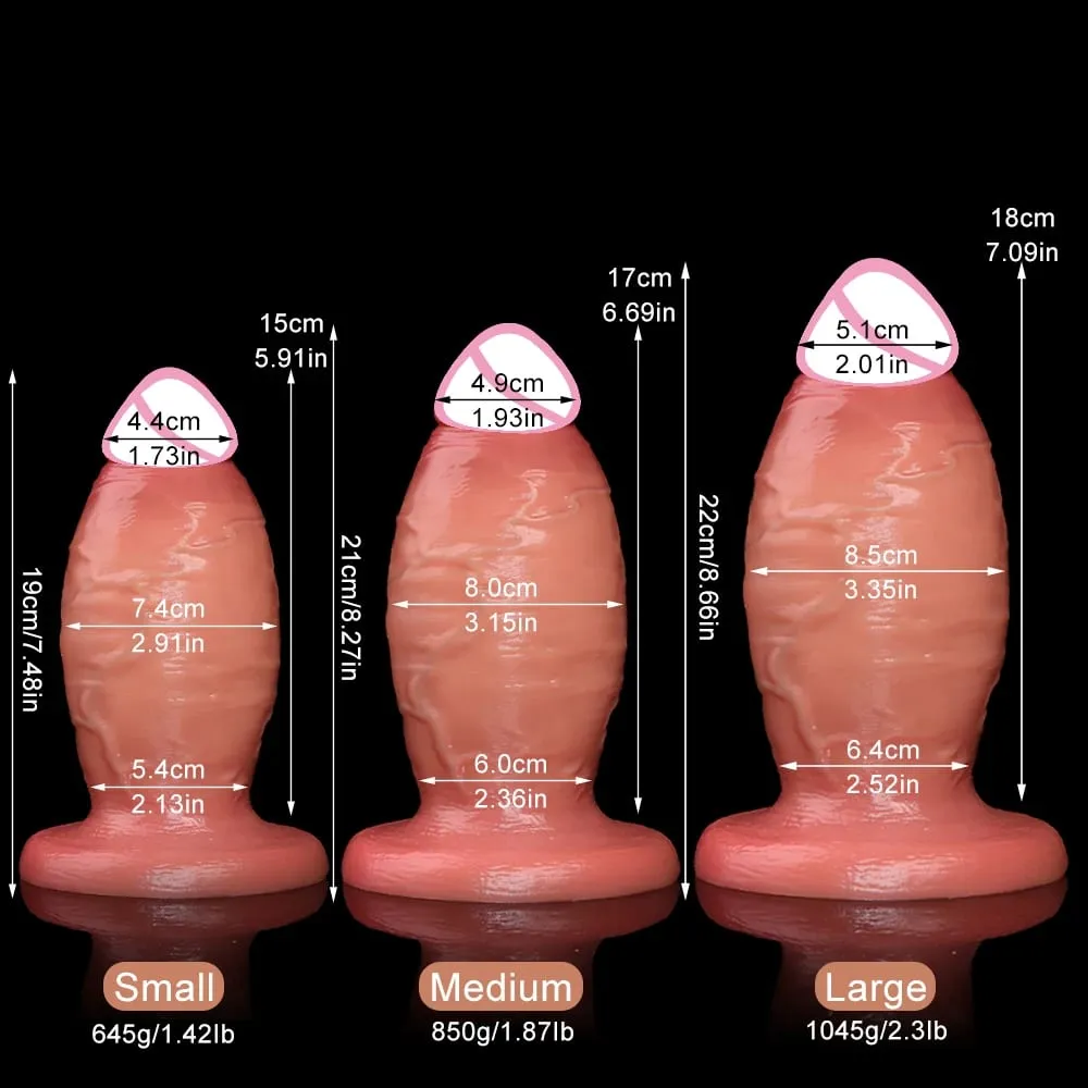 Χοντρό Dildo για Παιχνίδια Πρωκτικού Σεξ 18+ Υγρή Βύσμα Πισινό από σιλικόνη Τεράστια Πρωκτικά Ρεαλιστικά Dildos Stout βύσμα Γυναίκες Άντρες Gay Αυνανισμός