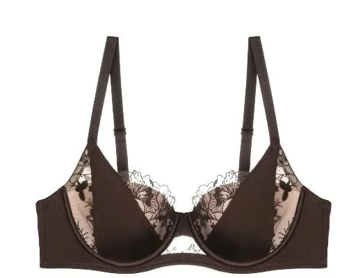 New Lace Push Up Bra Set Large Bust Minimizer & Lifting Side Support Reduces Armpit Fat Anti-Sagging Thin Wireless BANERDANNI