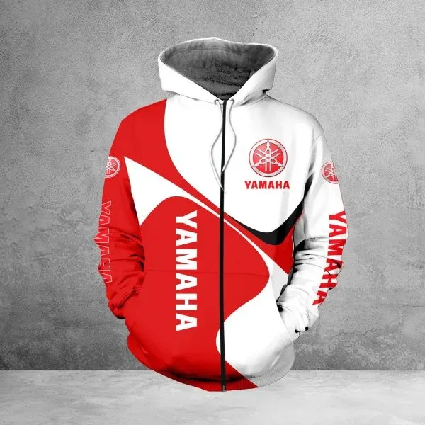 Yamaha Motorcycle Men's Hoodie 3D Printed Pullover High Quality Street Style Sweatshirt Windbreaker Sportswear