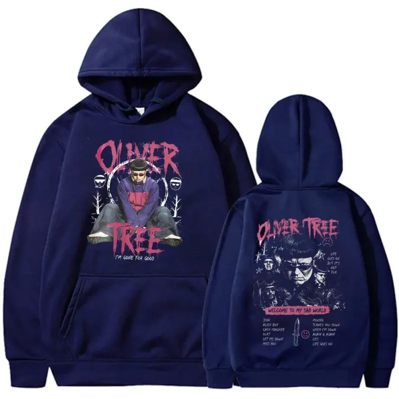Oliver Tree Trùm Đầu Cuộc Sống Đi Vào 1993-2026 Người Hâm Mộ Tặng Áo Chui Đầu Nam Quần Áo Thời Trang Hip Hop Quá Khổ Áo Có Mũ Trùm Đầu — image 4