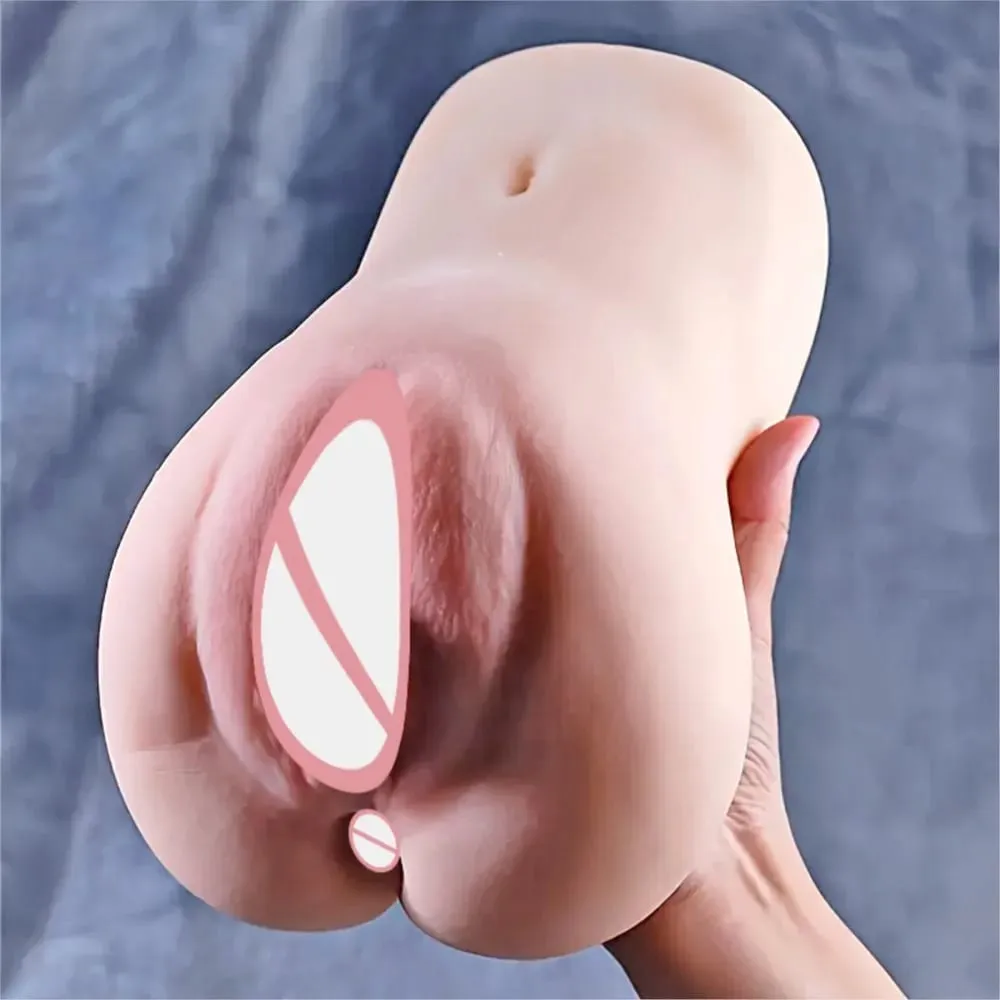 Realistic Pocket Pussy Male Masturbator Artificial Vagina Soft Silicone Stroker Sleeve Textured Adult Sex Toy for Men's Pleasure — image 5