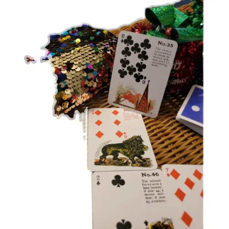 Gypsy Witch Fortune Cards Lenormand Deck Tarotkarten für Anfänger Oracle Kartenspiel Brettspiel Spielzeug