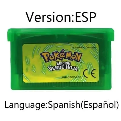 GBA Game Pokemon Series Video Game Cartridge Console Card Pokemon Emerald FireRed Ruby LeafGreen Sapphire Multi-language
