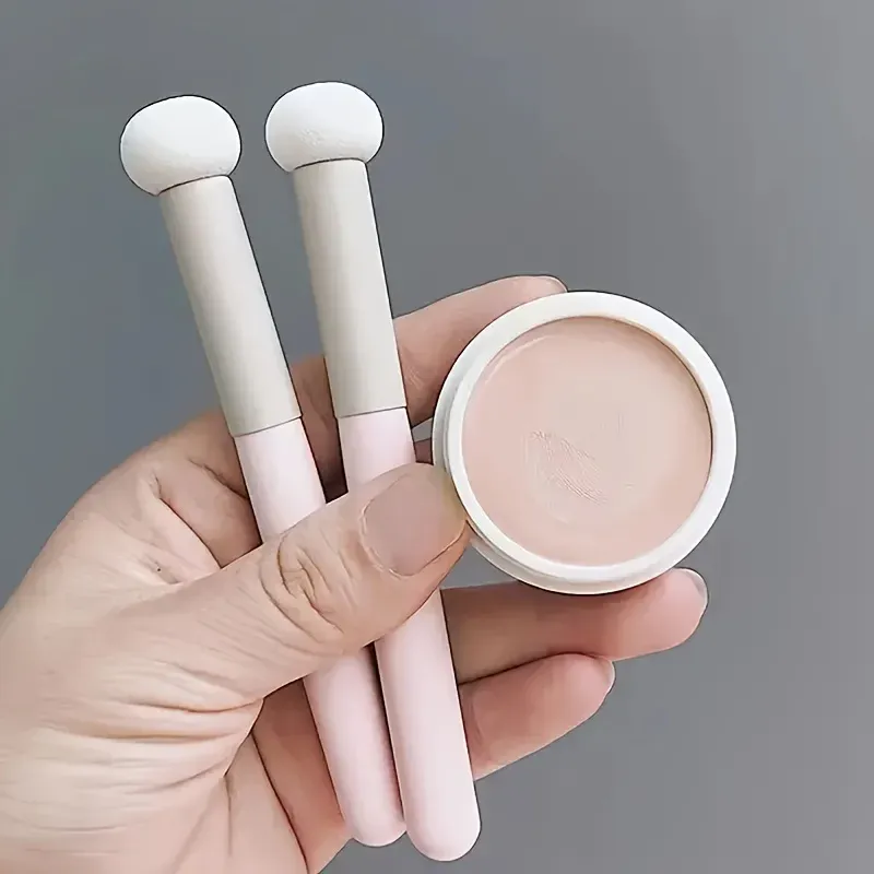 1/3PCS Sponge Makeup Brushes Mushroom Head Soft Concealer Brush Dry Wet Dual Purpose Multi Purpose Contour Lips Brush Cosmetics