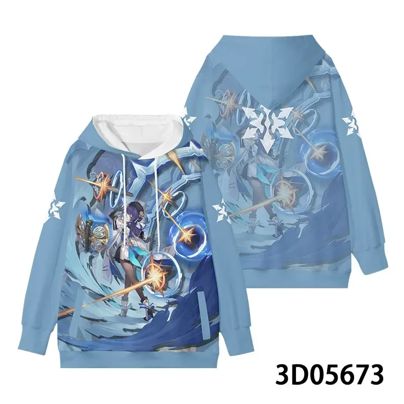 New Game Honkai: Star Rail All Role Playing Hoodies 3D Print Anime Sweatshirt Oversized Men Women Long Sleeve Tracksuit Pullover