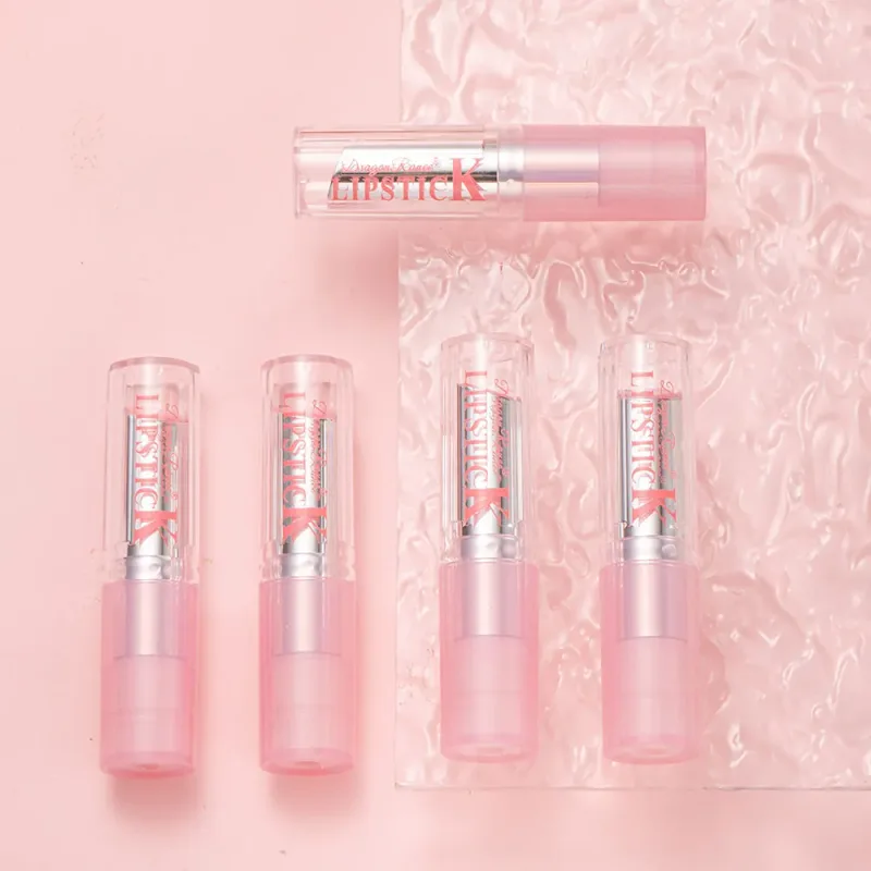 Baume à lèvres couleur hydratant brillant imperméable longue durée baume à lèvres rose avec effet brillant adapté à tous les types de peau apaisant a