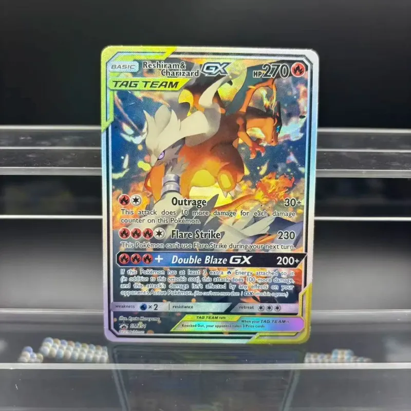 DIY Collection Cards Zekrom Umbreon Espeon Mewtwo GX EN Self Made Single Card Classic Game Anime Card Gift Toy