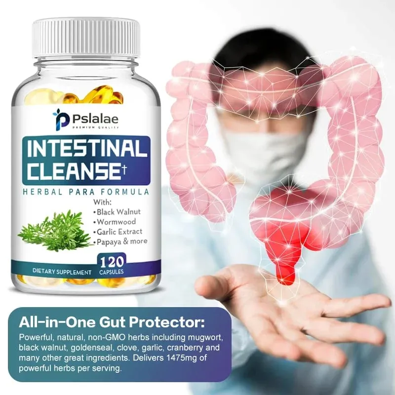 Intestinal Cleanse - Relieve Constipation Cleanse The Body and Support Regular Bowel Movements