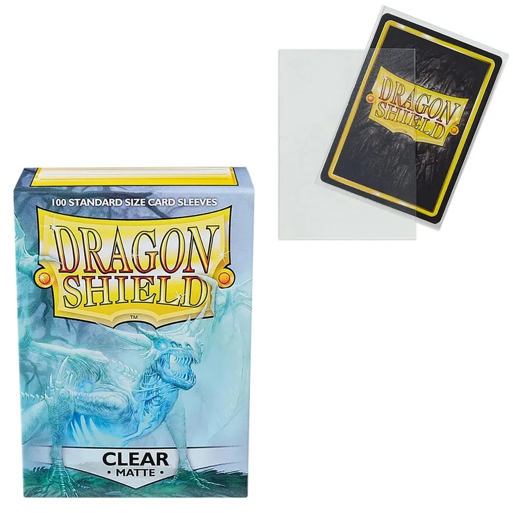 100 Stück/Karton, 66 x 91 mm, Standardgröße, Demark Dragon Shield, matte Kartenhüllen für MTG/PKM/YGO/TCG-Brettspielkarten
