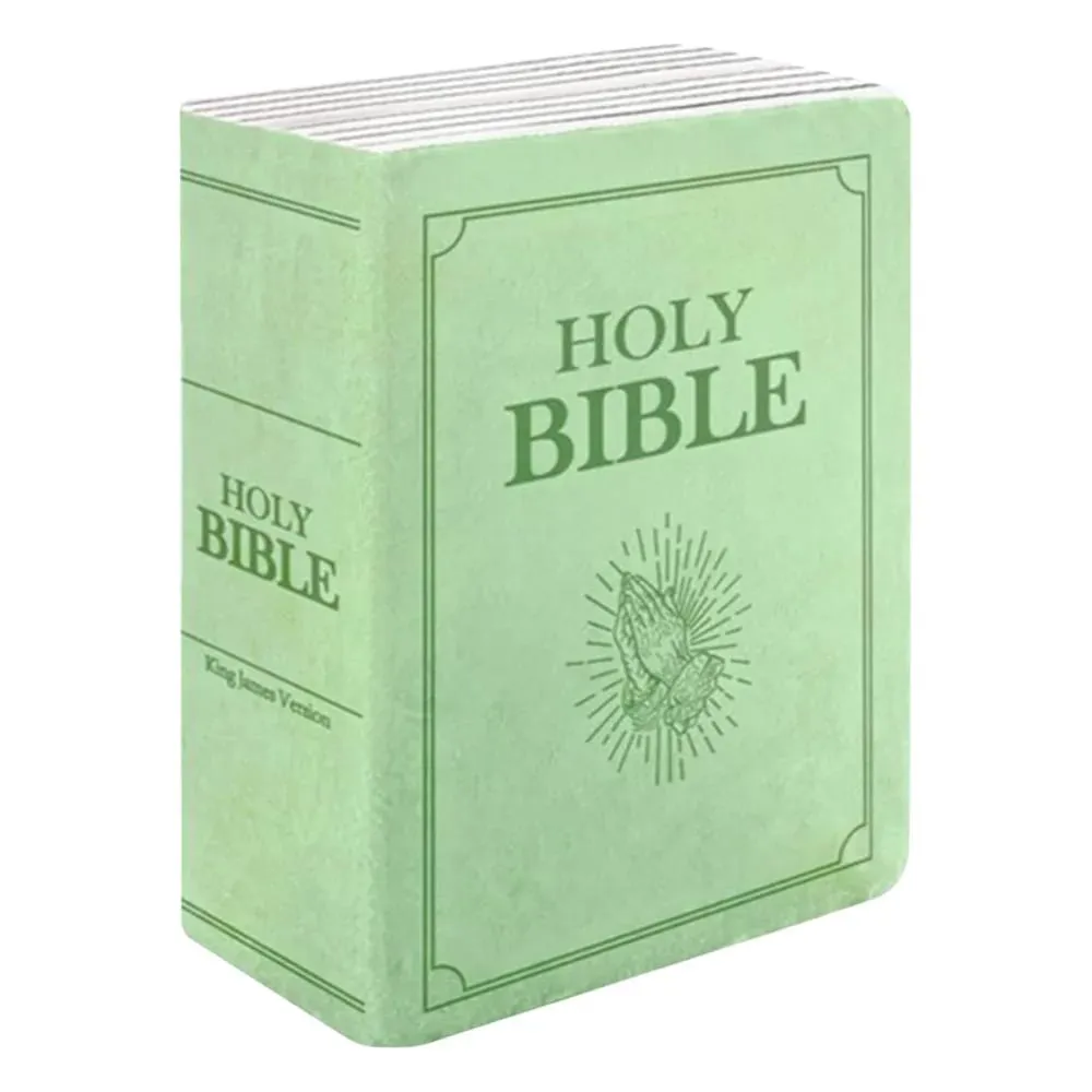 Living Room Realistic Looking Bible Pillow Sofa Cushion Plush Toy Bible Throw Pillow 33*22cm Home Decor Bible Cushion Bedroom — image 13