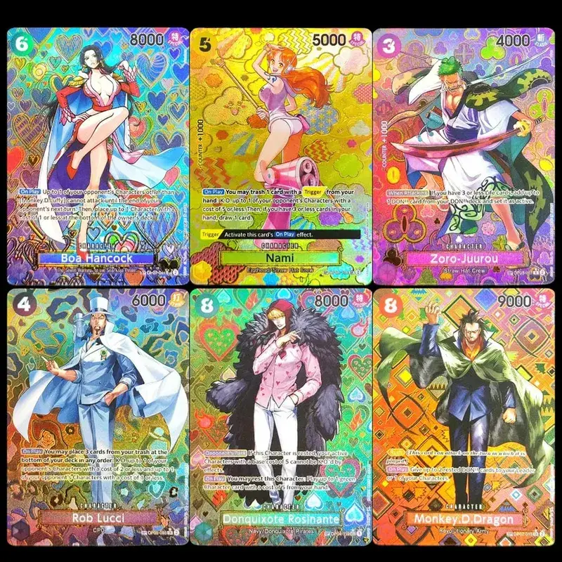 Proxy ONE PIECE Nami Boa Hancock Rosinante Dragon Juurou Lucci SP Emperors in the New World (OP09) TCG Game Collection Card