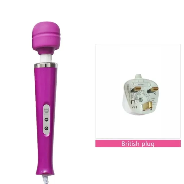 Adult Sex Toys AV Vibrator Powerfull Magic Wand G-spot Stimulation Massager Clit Vibrators Sex Toys for Women MasturbationBLACKWOLF New 10 Speeds Magic Wand Massager Big Magic Wand Massage Stick AV Vibrators Sexy Clit Sex Toys for Women Eur