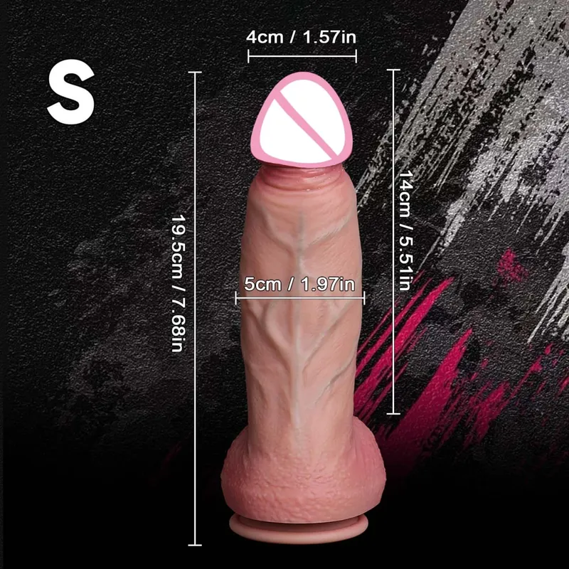 Realistic XXL Thick Penis Soft Silicone Dildo Male Genitals Vaginal Masturbation Suction Cup Dick Woman Anal Adult Sex Toys Dick