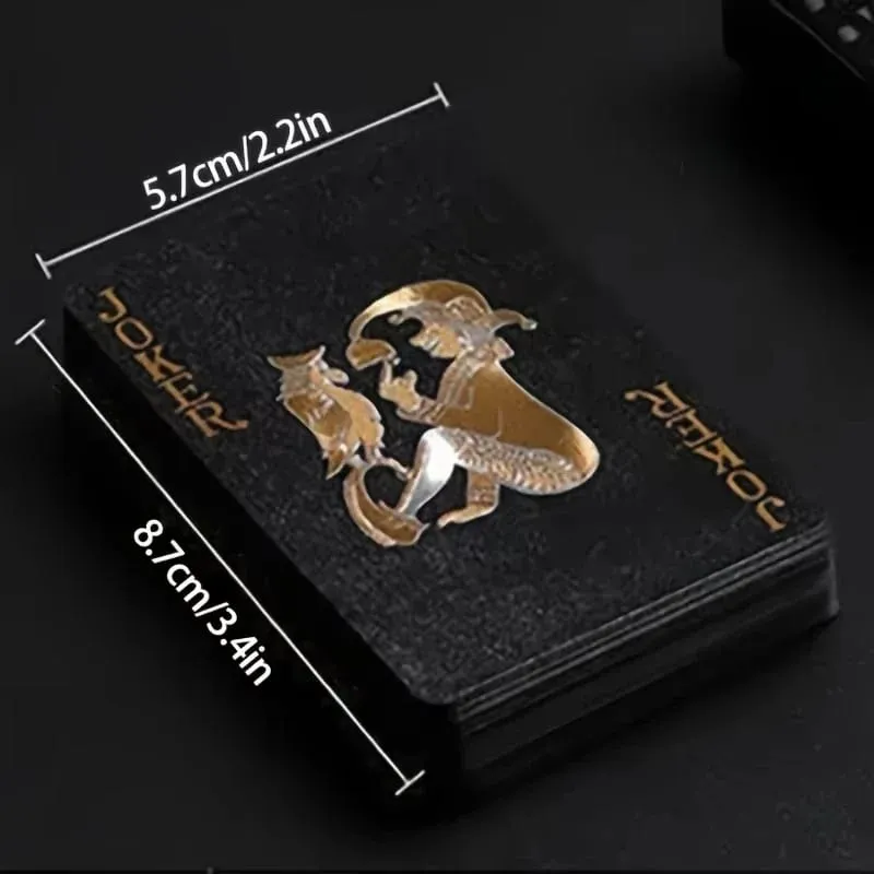 Color Black Gold Silvery Playing Card Game Card Group Waterproof Poker Suit Magic Dmagic Package Board Game Gift Collection — image 4