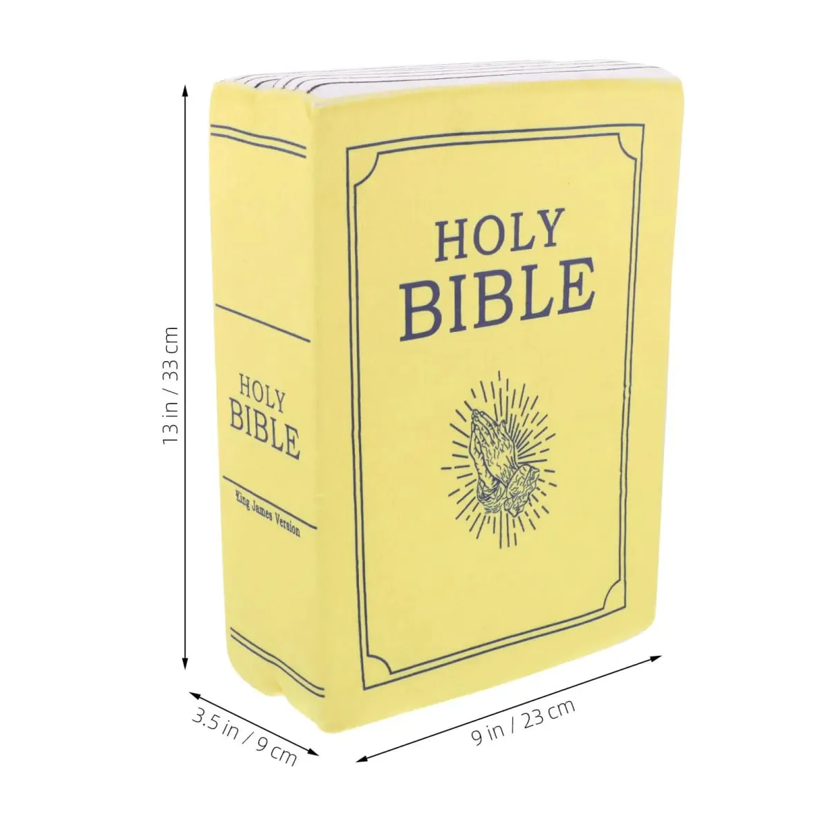 Bible Pillow Soft Cushion Book Shape Decorative Throw Pillow for Sofa Chair Bed Christian Home Bedroom Couch Accent
