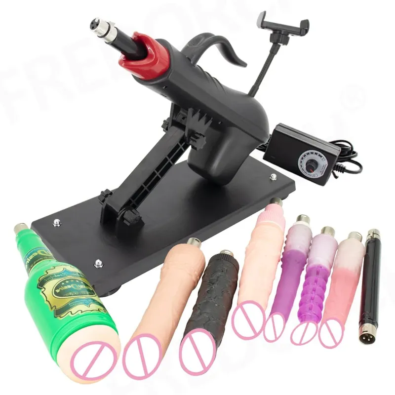 Fredorch Automatic Retractable Sex Pumping Gun Machine with Dildo For Male and Female Masturbation Sex Toy 450 Stroke per minute — image 13
