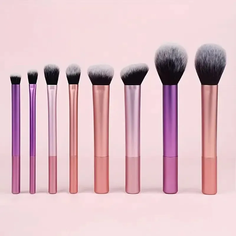 8pcs Makeup Brush Kit Soft Synthetic Hair Make Up Brushes Foundation Blush Eyeshadow Cosmetic Makeup Tools foundation brush — image 1