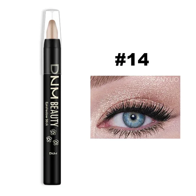 16 Colors Pearlescent Eyeliner Eyeshadow Pencil Color Glitter Waterproof Long-Lasting Shimmer Eye Makeup Non-smudge Eyeliner