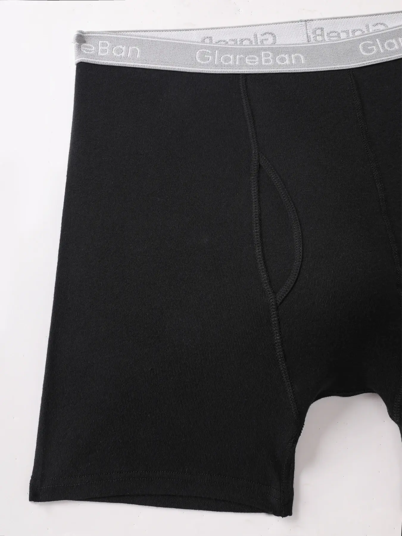 4 pièces noir longue jambe 100% coton Boxer pour hommes nouveaux sous-vêtements hommes marque culottes et caleçons pour Homme Shorts boîte Slip slips — image 4