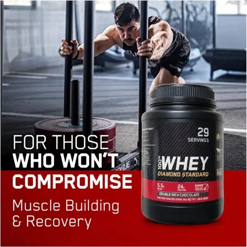 Whey Protein Powder Chocolate Flavor 899g for Daily Protein Intake and Sports Nutrition 29 Servings