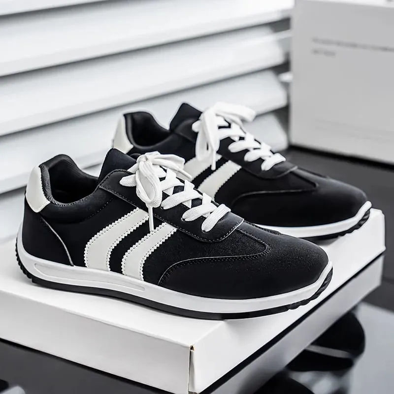 Spring and Summer New Fashion Men's Shoes Versatile Retro Sports Casual Shoes Lightweight Large Size Breathable Soft-Soled Sports Trendy Shoes