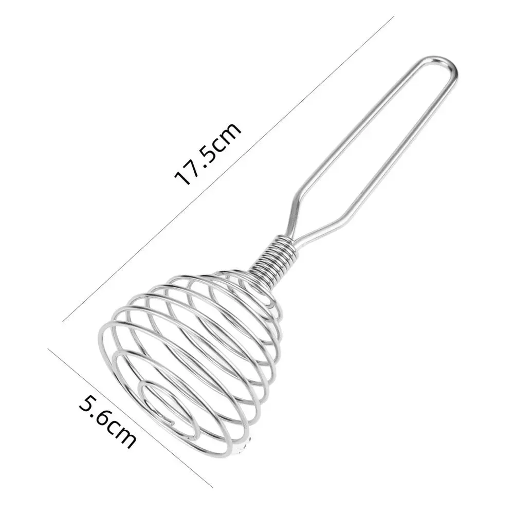 Kitchen Accessories Spiral Whisk Stirrer Mixer Stainless Steel Egg Milk Jam Beater Manual Blender Cooking Kitchen Utensil Tool