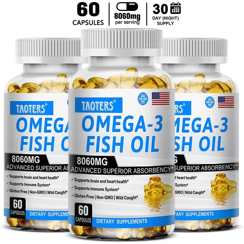 Omega-3 & EPA DHA – Heart Health Brain Health Inflammation Health Support Gluten-Free Easy To Swallow — image 10