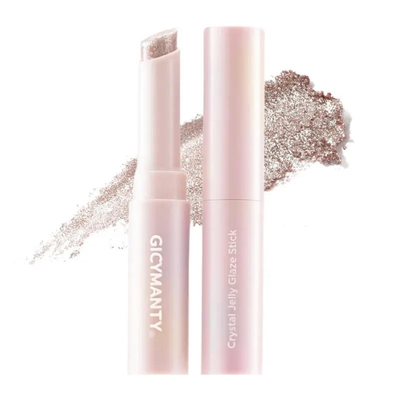 Jelly Eyeshadow Stick Holographic Pearl Shimmer and Delicate Glitter for Eye Brightening Long-Lasting Eyeshadow Highlight Stick — image 10
