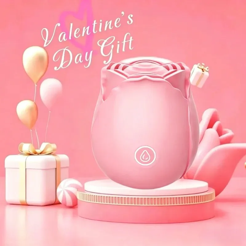 Powerful Clitoral Sucking Dildo Vibrator Female Rose Clitoris Nipple Stimulator G Spot Vagina Massager Adult Sex Toys for Women