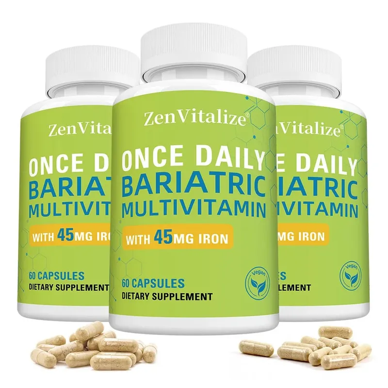 Daily Multivitamin & Minerals Capsules with Iron Immunity Energy Hair Skin & Nail Support Nutrition After Bariatric Surgery — image 8