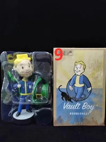 Anime Bobblehead Cute Vault Boy Full Set Action Figure Toys Collection Model Doll Desktop Ornament Display Boy Gifts