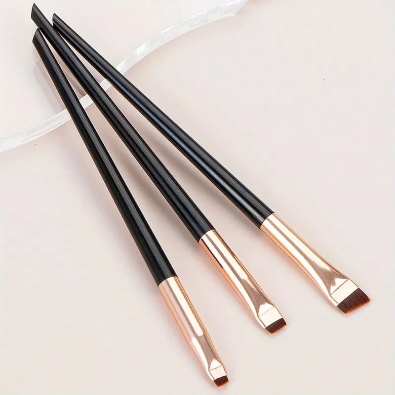 Flat Eyeliner Make up Brush Super Thin Angled Eyeliner Eyebrow Makeup Brushes Professional Exquisite Fine Eyebrow Makeup Tools