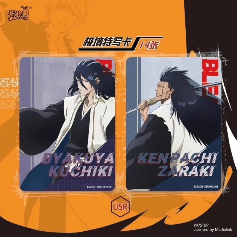 Official Genuine Thousand-Year Blood War Arc BLEACH Guardian Collection Cards Poem of Destiny Anime Collection Card Gifts