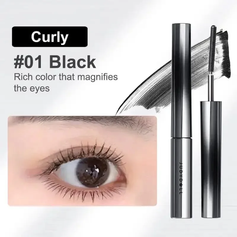 Judydoll Lashes Mascara מסקרה עמיד למים משי סיבי מסקרה שחור ארוך מתולתל תוספות ריסים סקסיות איפור עיניים קוסמטיקה
