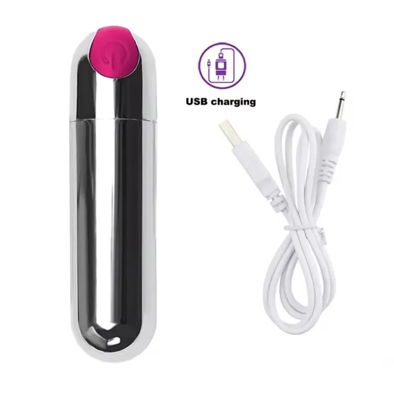 Mini Bullet Vibrator for Women Strong Shock Vibrating Nipple Vagina Clitoral Stimulator Thrusting Dildo Sex Toys for Couple 18+
