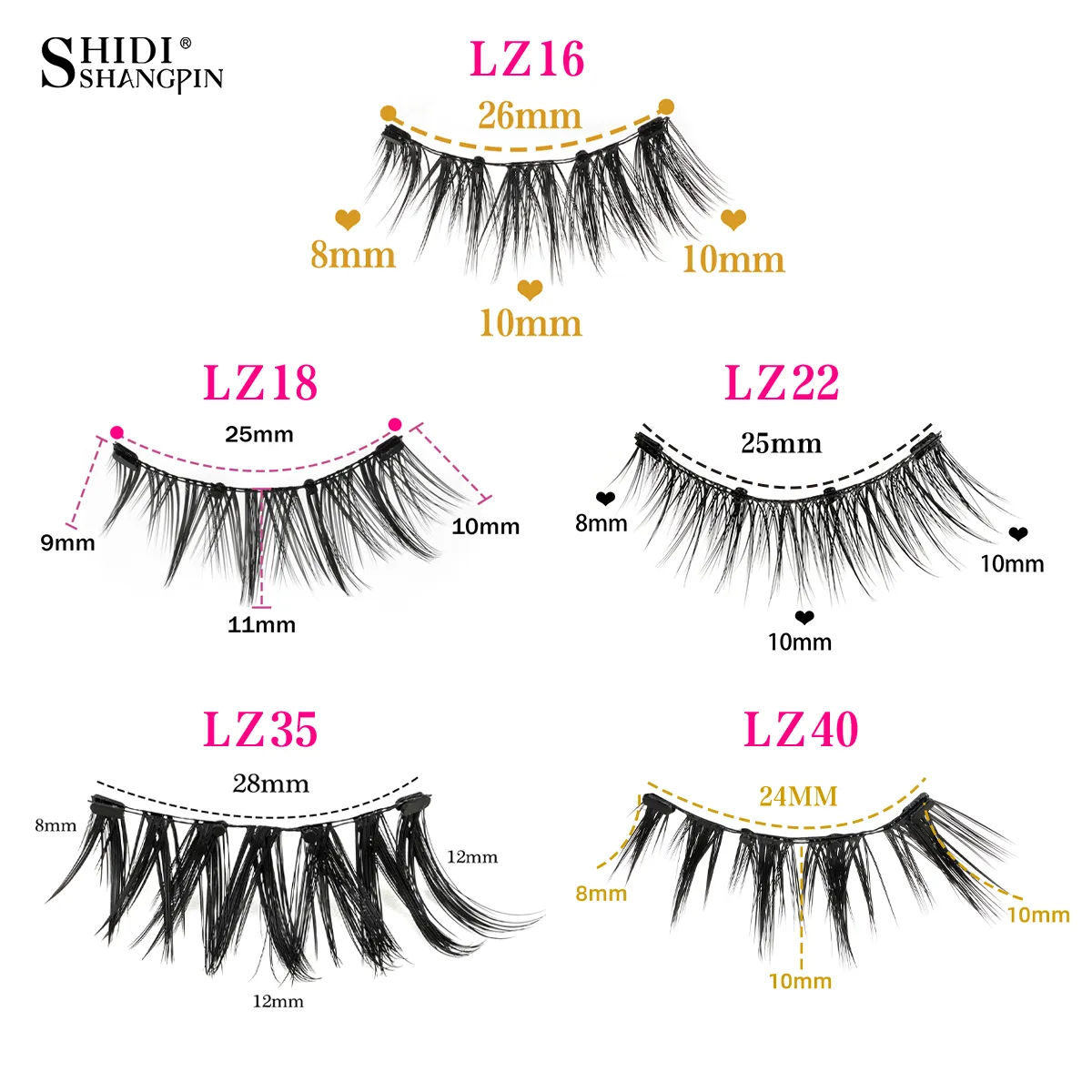 Magnetic Eyelashes No Glue Needed Reusable Natural Look 3D Faux Mink Lashes Easy Apply Magnetic Lashes Set for Eye Makeup Tool — image 7