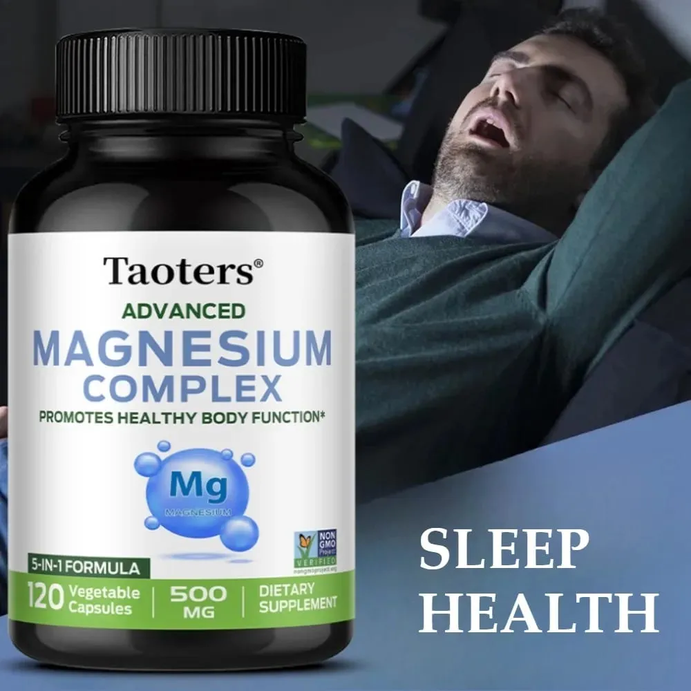 Magnesium Complex - Bone Muscle & Heart Health Supplement Sleep Support Muscle Relaxation Stress & Anxiety Relief — image 2