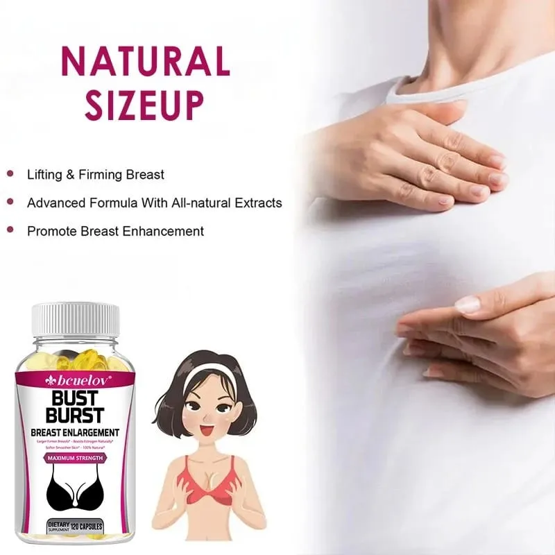 Natural Pueraria Supplement - 1000 Mg Supports Breast Roundness Firmness Elasticity and Improves Women's Self-confidence