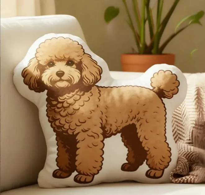 3D printed simulation dog pillow funny pet shaped pillow living room bedroom soft decoration personalized holiday gift