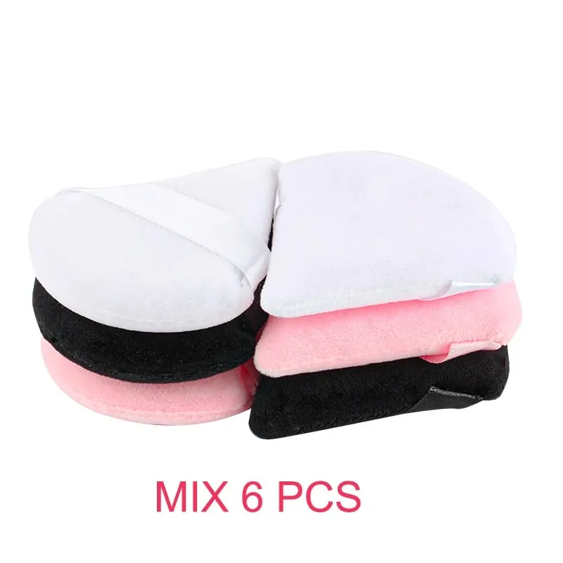 1/2/3/6 PCS Triangle Powder Puff For Loose Powder Cosmetic Foundation Puff Makeup Tool Reusable Sponge Washable Soft Powder Puff