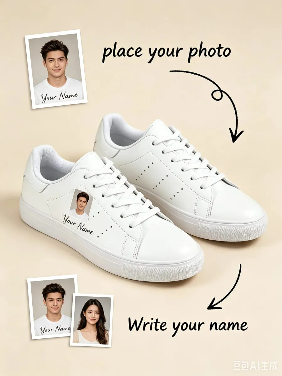 Fashion Custom Made Low-Top Sneakers Mens Womens Teenager High Quality Board Shoes Bespoke Custom Shoe Casual Couple Shoes