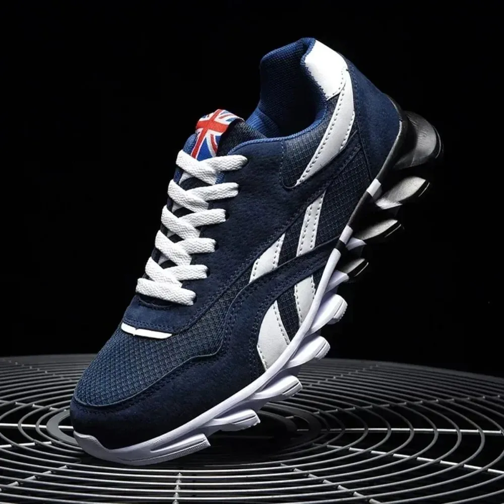Brand Trend Size 36-48 Men's Wear-resistant Cushioning Thick-soled Fitness Sneakers Outdoor Breathable Running Shoes for Men — image 4
