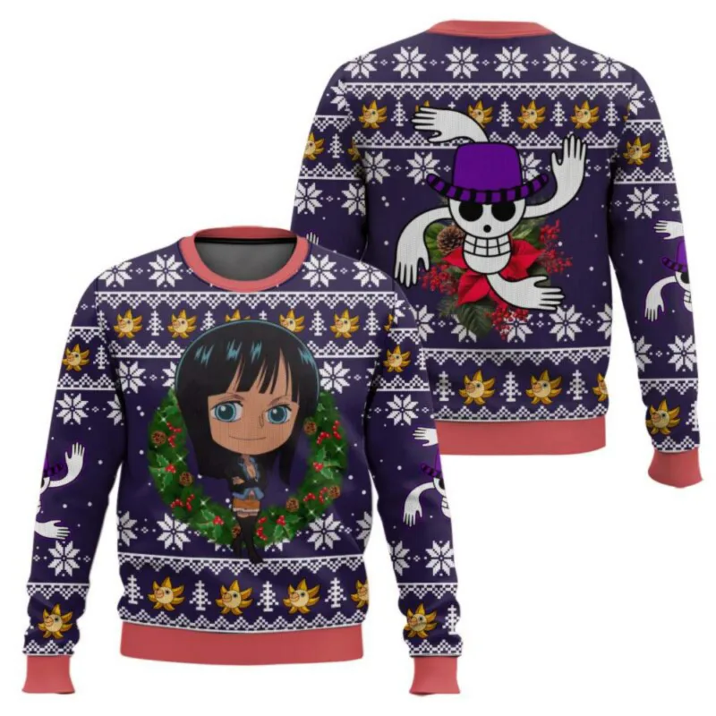Fantasy chainsaw Christmas Carnival Unisex Sweater Santa Claus Sweater 3D Sweater Autumn and Winter Premium Clothing