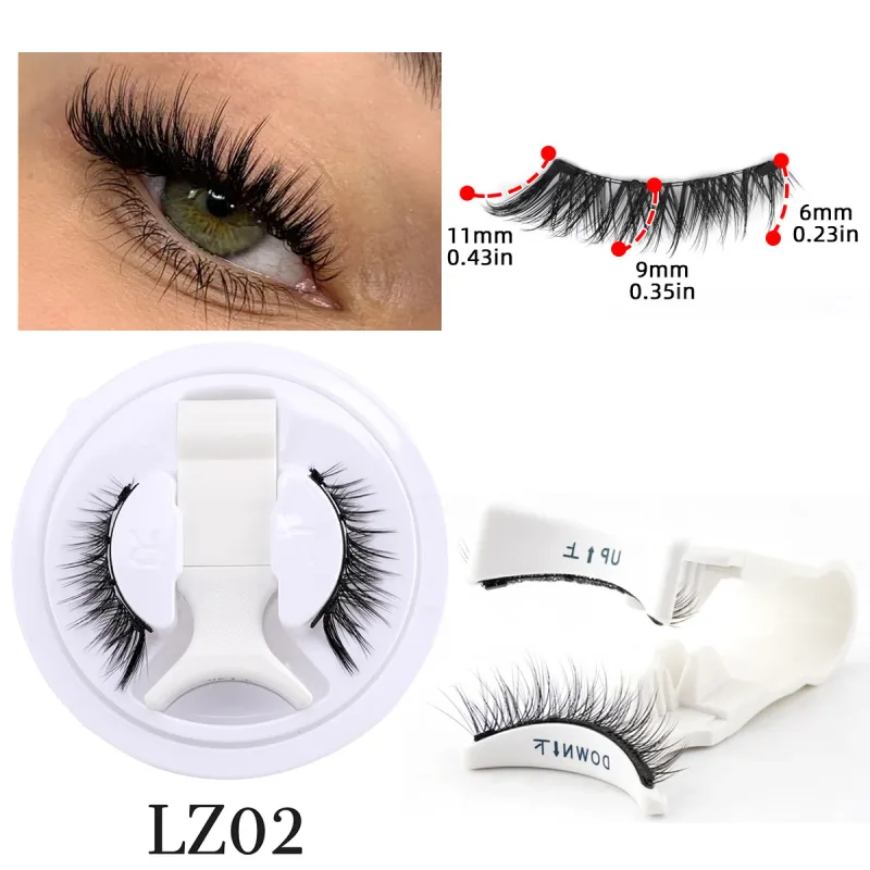 Magnetic Eyelashes No Glue Needed Reusable Natural Look 3D Faux Mink Lashes Easy Apply Magnetic Lashes Set for Eye Makeup Tool — image 10
