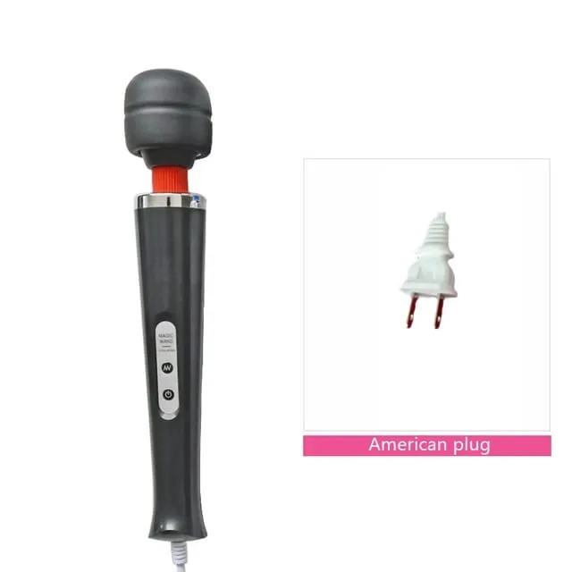 Adult Sex Toys AV Vibrator Powerfull Magic Wand G-spot Stimulation Massager Clit Vibrators Sex Toys for Women MasturbationBLACKWOLF New 10 Speeds Magic Wand Massager Big Magic Wand Massage Stick AV Vibrators Sexy Clit Sex Toys for Women Eur