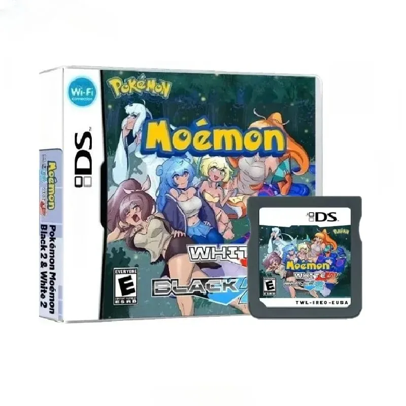 NDS Video Game Cartridge Pokémon Moemon Black 2 and White 2 US English Version — image 5