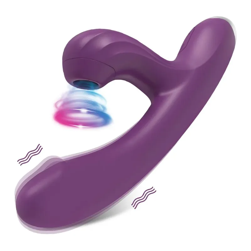 Powerful Vibrating Sucking Vibrator Female Sucker Clitoris Stimulator G Spot Dildo Massager Adult Goods Sex Toys Shop for Women